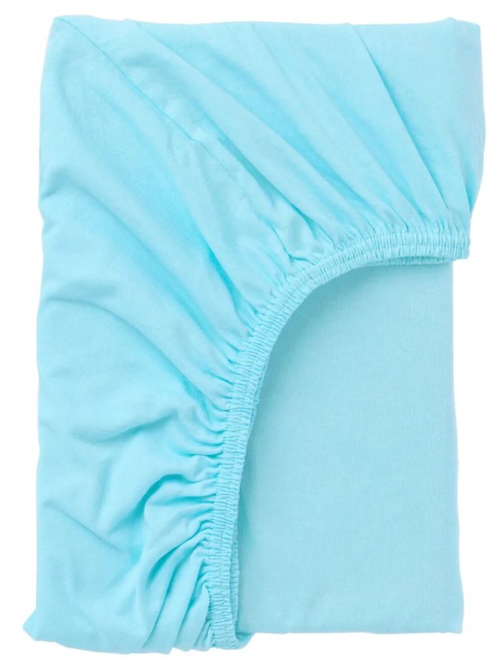 IKEA LEN Crib fitted sheet, blue